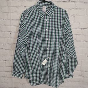 NWT Brooks Brothers Sz: L Plaid Button Down Shirt